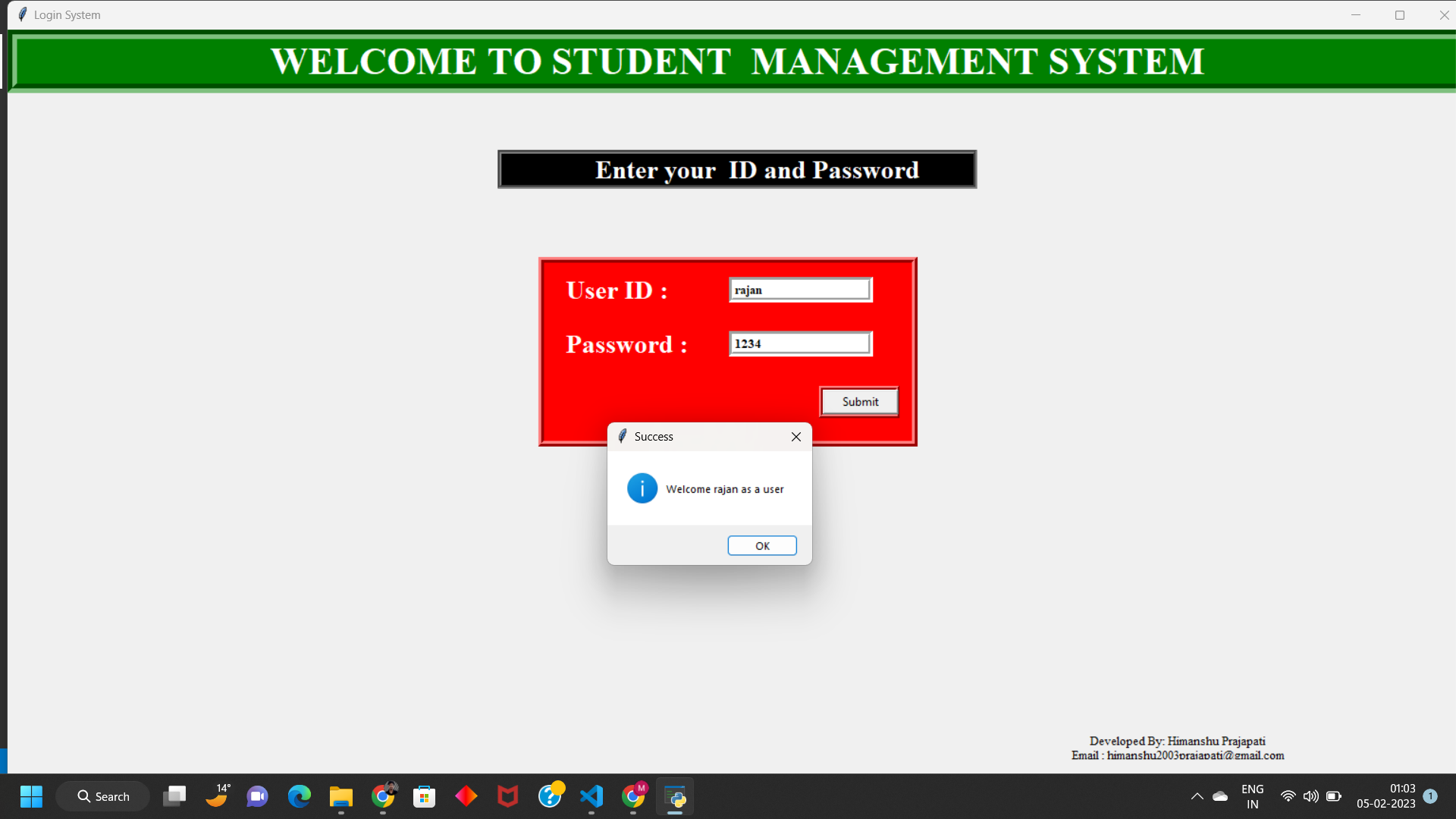 Students Management system